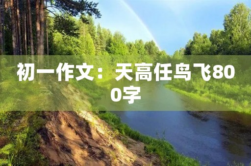 初一作文：天高任鸟飞800字